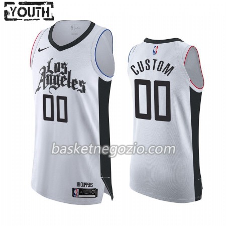 Canotte Bambino Los Angeles Clippers Personalizzate 2019-20 Nike City Edition Swingman